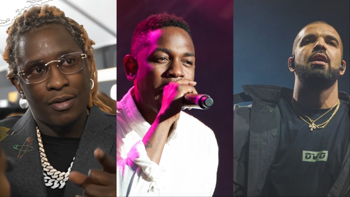 Young Thug diz que Kendrick Lamar nunca será maior que Drake em áudio vazado